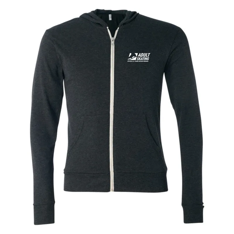 Adult Skating, Full Zip Lightweight Hoodie