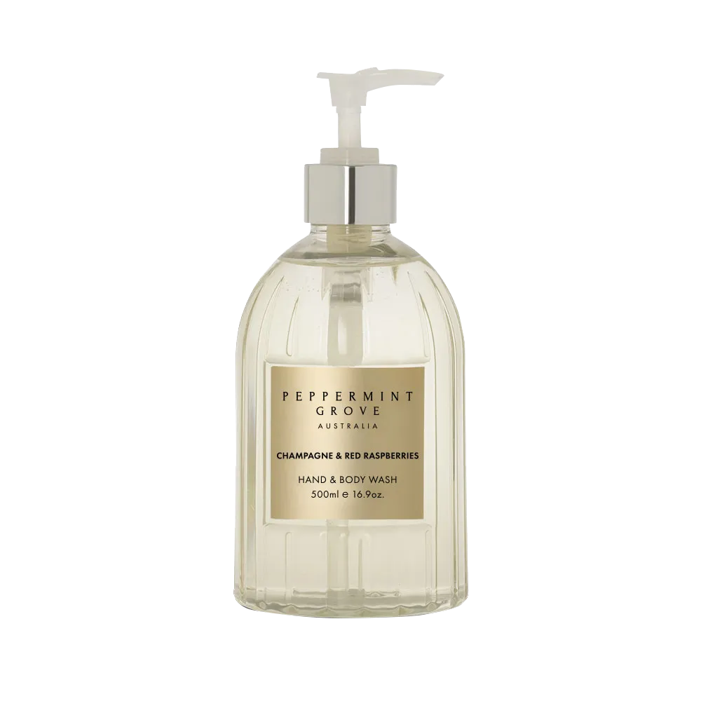 Champagne & Red Raspberries Hand & Body Wash 500ml