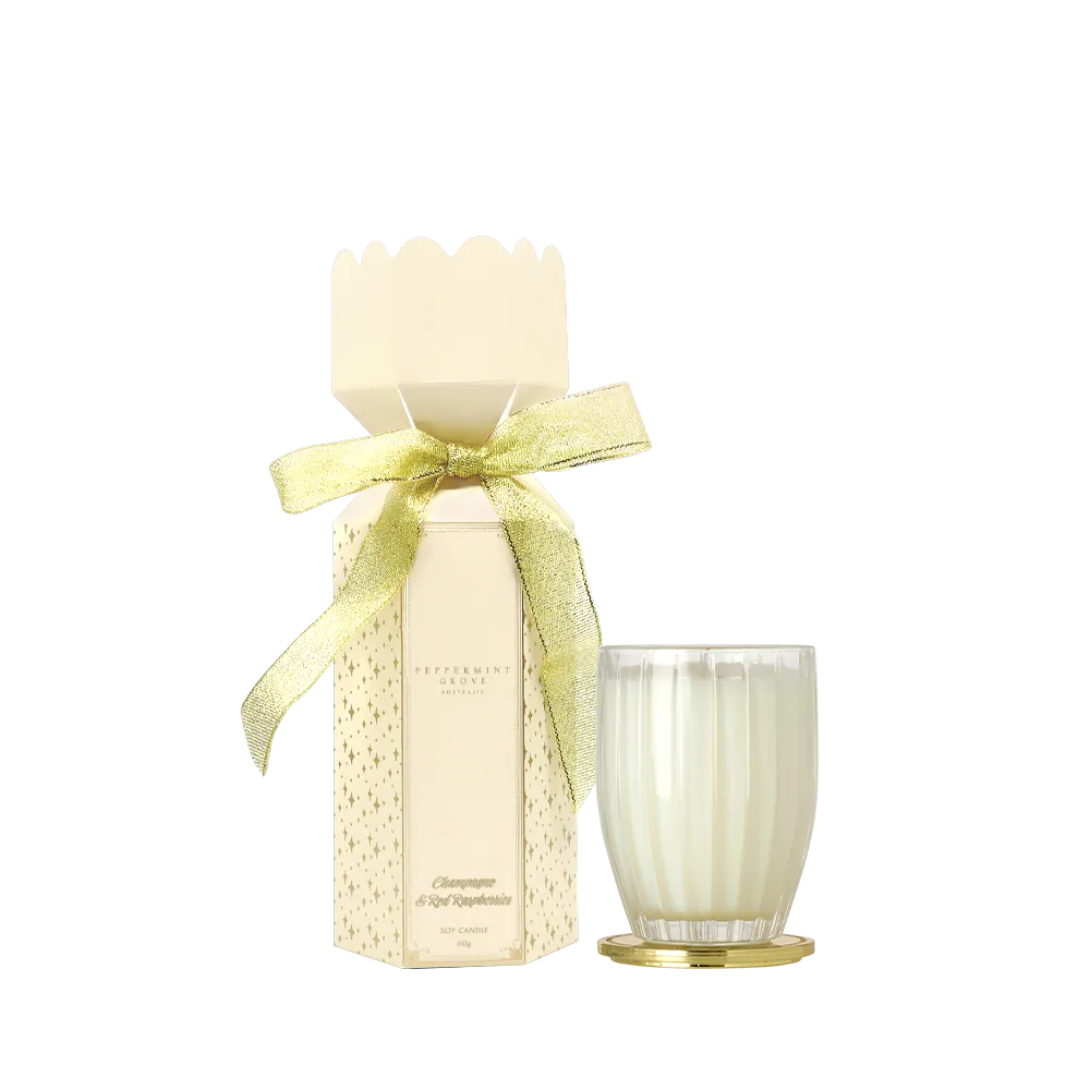Champagne & Red Raspberries Mini Candle Bon-Bon 60g