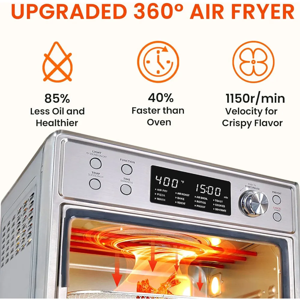COMFEE CO-F25A1 12-in-1 Air Fryer Oven with Rotisserie - Blemished package with full warranty