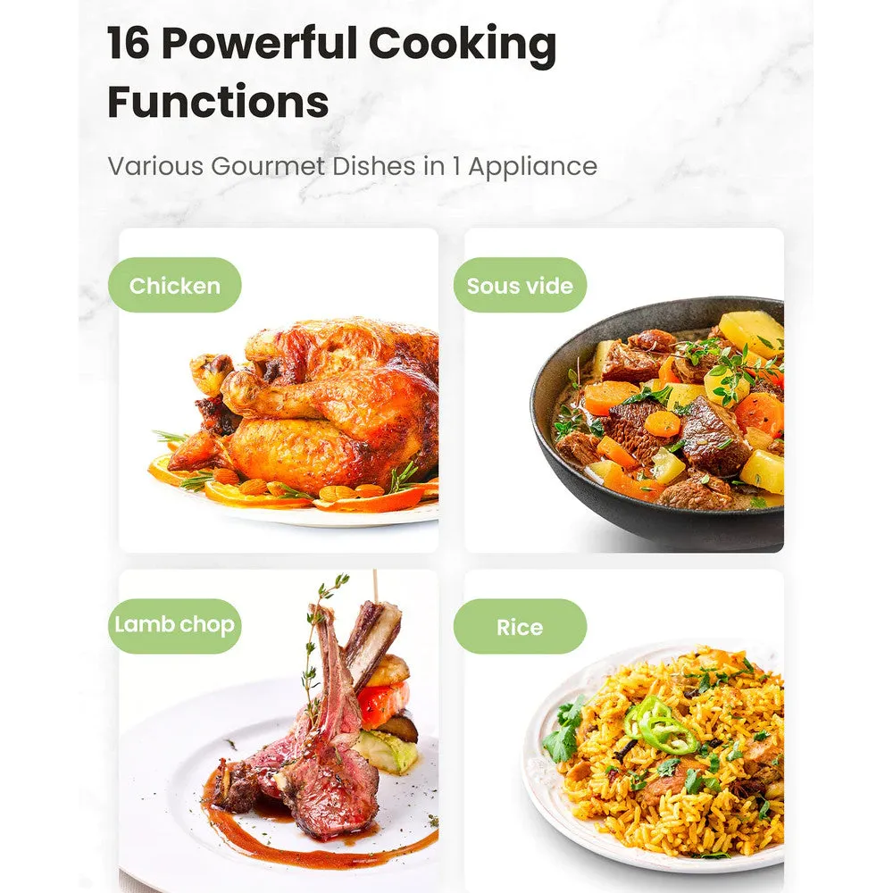 COMFEE CPC80D7ASB 8 Qt Electric Pressure Cooker - Blemished package with full warranty