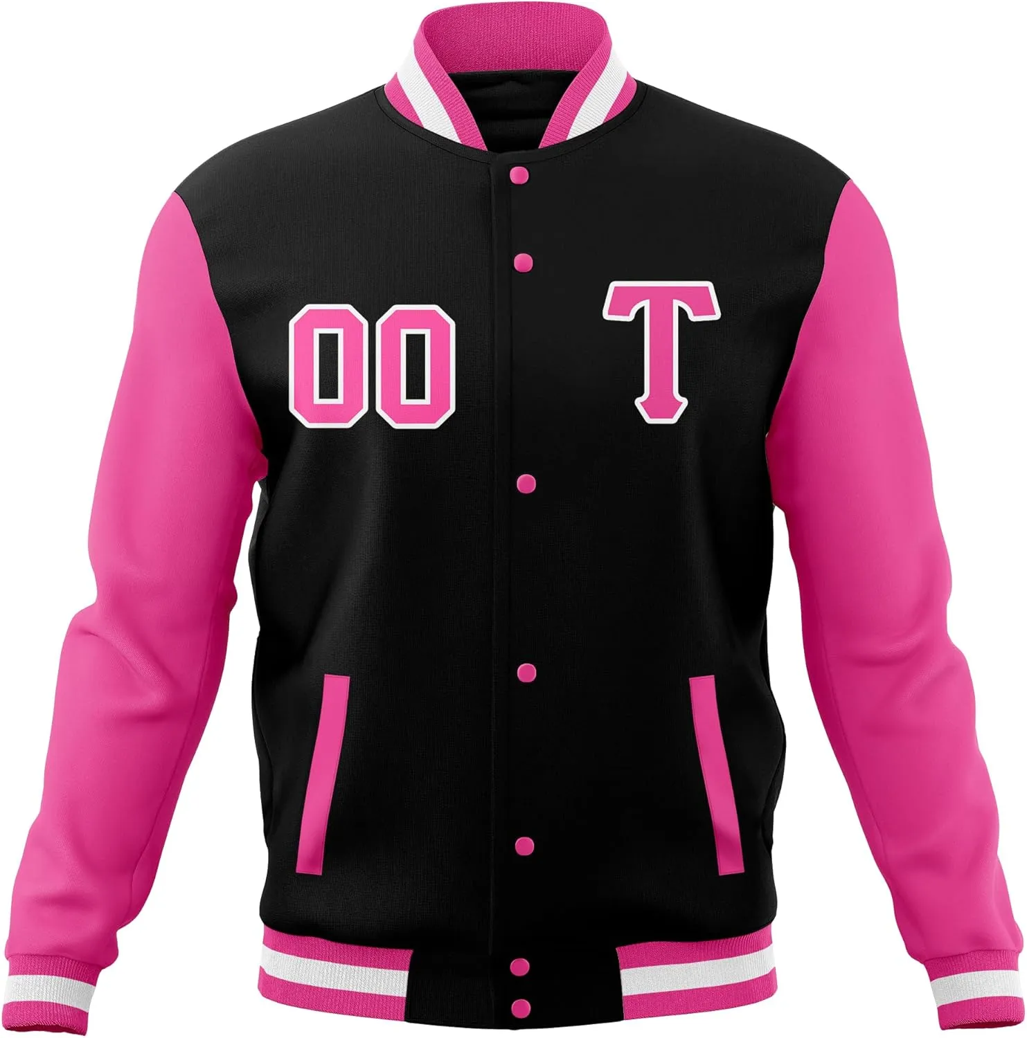 Custom Varsity Jacket Lightweight Letterman Bomber Baseball Coat Personalized Stitched Text Logo for Men Women Youth