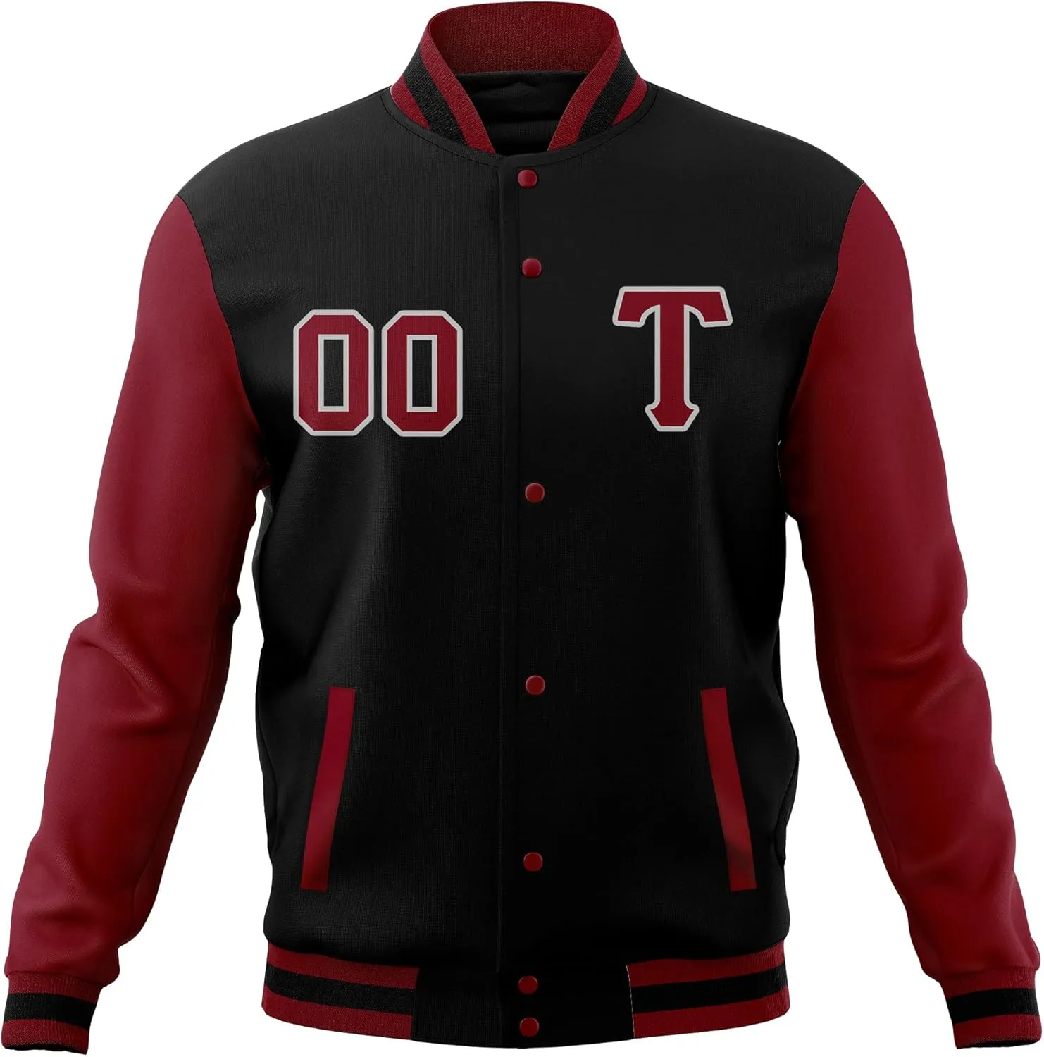 Custom Varsity Jacket Lightweight Letterman Bomber Baseball Coat Personalized Stitched Text Logo for Men Women Youth