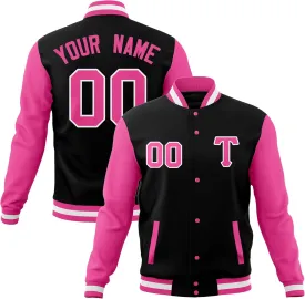Custom Varsity Jacket Lightweight Letterman Bomber Baseball Coat Personalized Stitched Text Logo for Men Women Youth