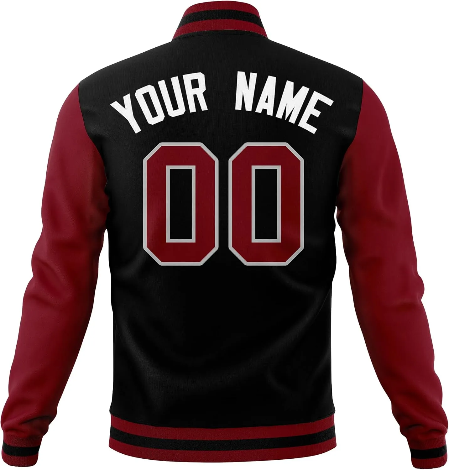Custom Varsity Jacket Lightweight Letterman Bomber Baseball Coat Personalized Stitched Text Logo for Men Women Youth