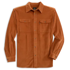 Darden Corduroy Shirt: Rust