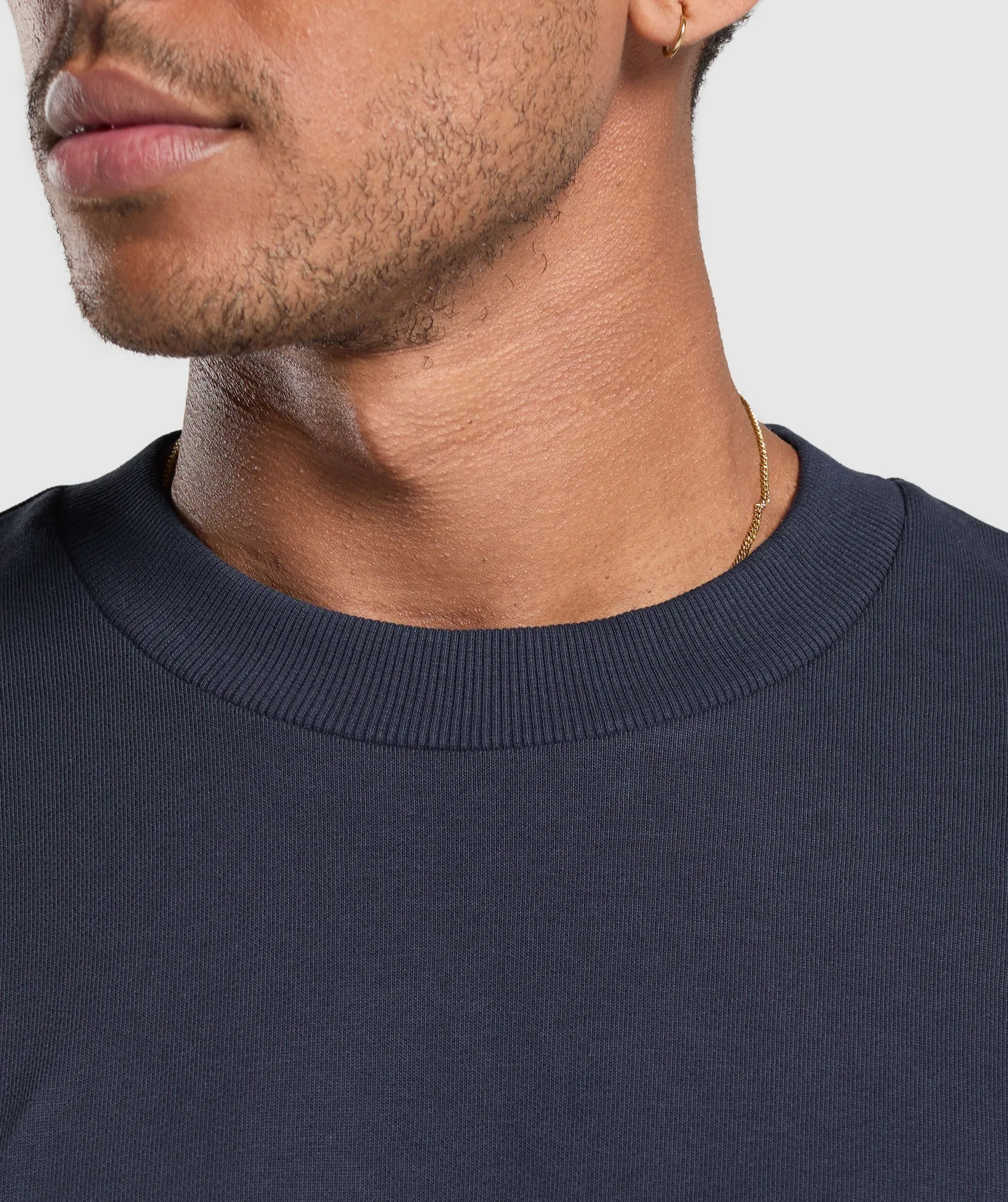 Gymshark Rest Day Essentials Crew - Heavy Blue