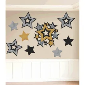 Hollywood Mega Value Pack Printed Paper Cutouts