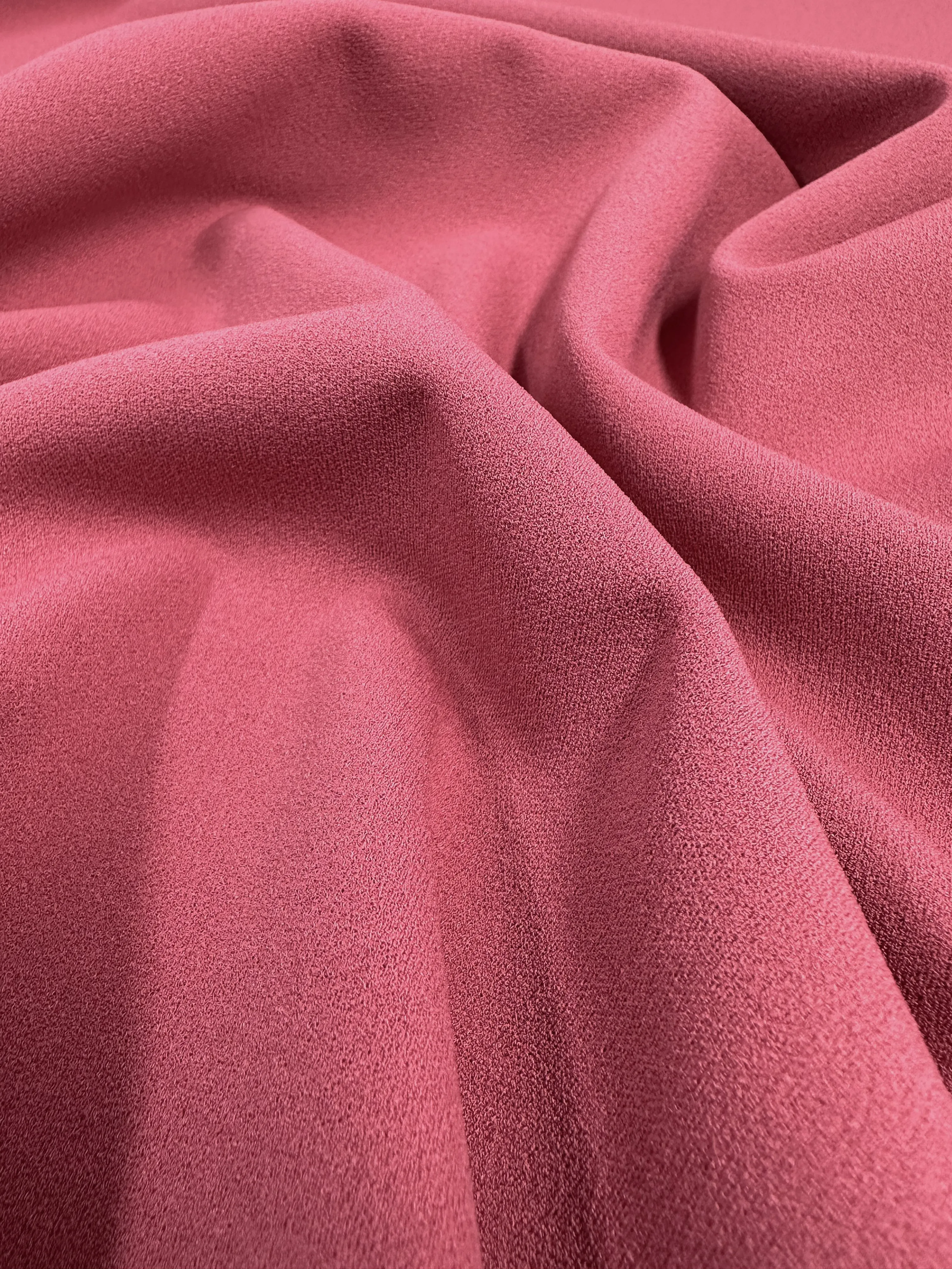 Plain Scuba Crepe - Holly Berry - 150cm
