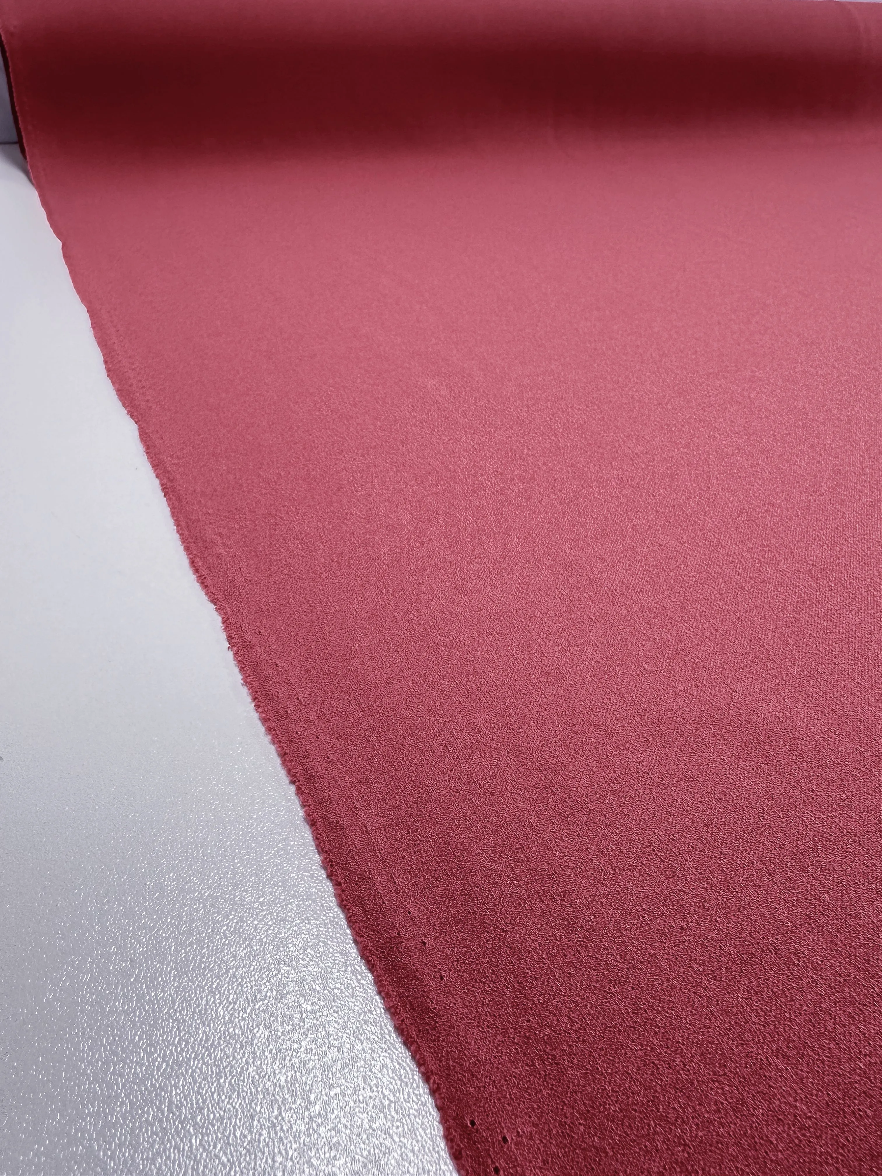 Plain Scuba Crepe - Holly Berry - 150cm