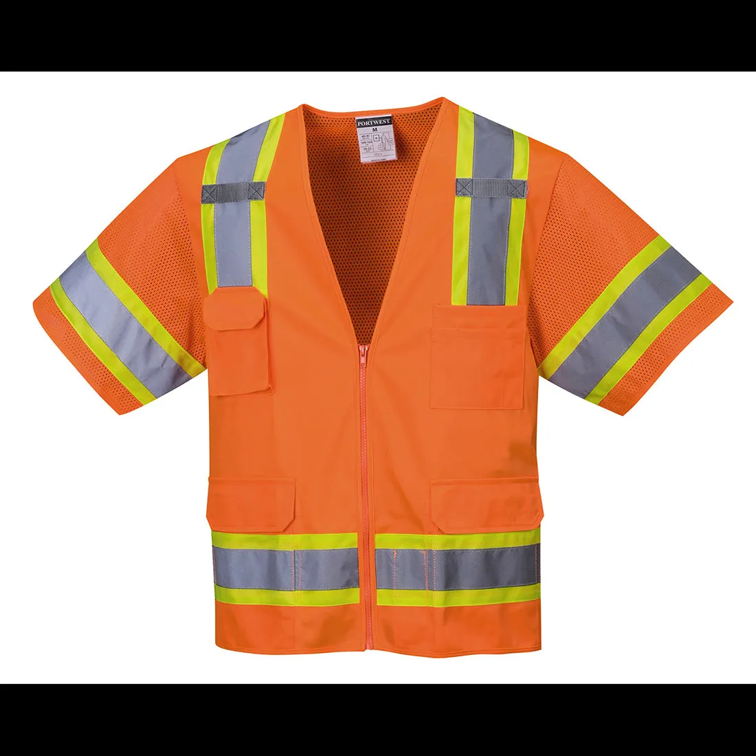Portwest Aurora Sleeved Hi-Vis Vest US373